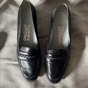 Salvatore Ferragamo Women's Classic Black Loafers